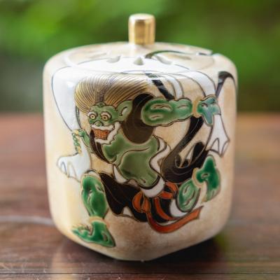 ふるさと納税 京都市 【金属加工】 【小手鞠窯】香炉(風神雷神)