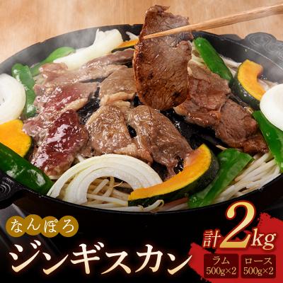 ふるさと納税 南幌町 北海道南幌町 なんぽろ ジンギスカン ロース・ラム肉セット 2kg (各500g×2パック)