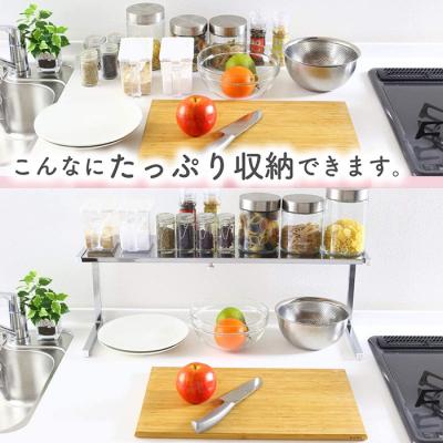 ふるさと納税 三条市 〔川口工器〕シンク上カウンターラック 1段 ワイド【024S005】の画像