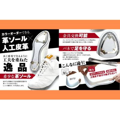 ふるさと納税 三宅町 一般 向け 野球 スパイク(Blast3/4カット)カラーオーダー 革 ソール ジャガーズ創工の画像