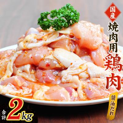 ふるさと納税 紀宝町 鶏味付焼肉(たれ味) 400g×5パック 合計2kg[冷凍][tnk201]
