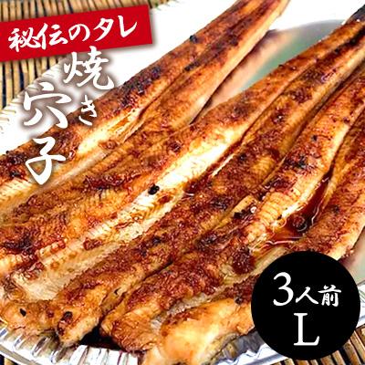 ふるさと納税 三原市 秘伝タレ!瀬戸内の新鮮焼き穴子 アナゴ(L)3人前[5311-0201]