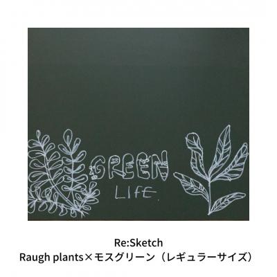 ふるさと納税 三条市 Re:Sketch Raugh plants×モスグリーン(レギュラーサイズ)