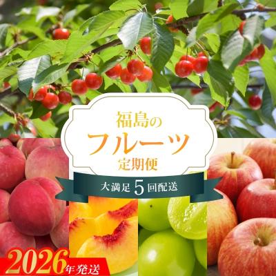 ふるさと納税 福島市 福島のフルーツ5品定期便[2026年発送 先行受付]No.2257