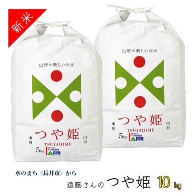 ふるさと納税 長井市 [令和8年産新米][オーガニック米]遠藤さんの「有機つや姫」10kg(5kg×2袋)