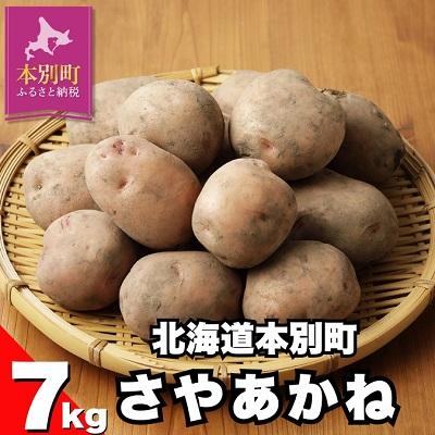 ふるさと納税 本別町 北海道十勝 じゃがいも「さやあかね」7kg
