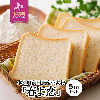 ふるさと納税 本別町 北海道十勝 前田農産パン用小麦粉「春よ恋」5kg