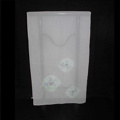 ふるさと納税 大島町 伊豆大島「つばき花びら染」シルク100%大判シフォン ストール