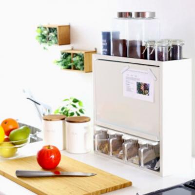 ふるさと納税 三条市 〔川口工器〕白いスパイスラック・ポット4杯