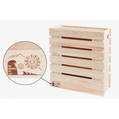 ふるさと納税 熊野市 ルーター ケーブル ボックス Sサイズ 収納 / 紀州産 桧 神棚屋さんが作る 木製 2段収納 Wi