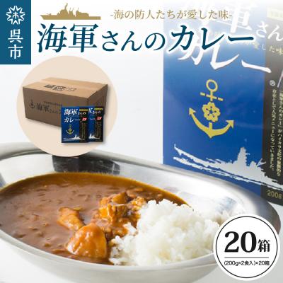 ふるさと納税 呉市 海軍さんのカレー 20箱セット