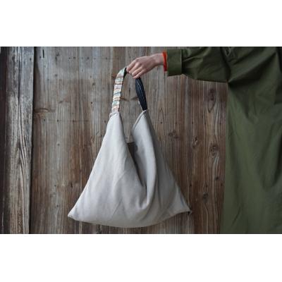 ふるさと納税 松江市 [想い出の布でお作りする世界に1つのomoide bag]裂き織り ワンハンドル ショルダーバッグ