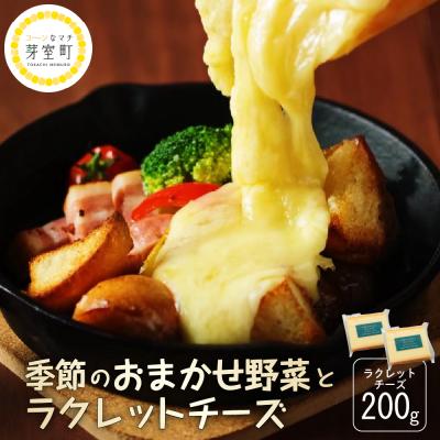 ふるさと納税 芽室町 なまら十勝野 季節のおまかせ野菜 ラクレットチーズ200g me000-004c