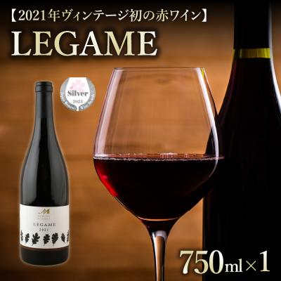 ふるさと納税 芽室町 北海道十勝芽室町 赤ワイン:LEGAME 750ml×1本(箱入) me032-041c