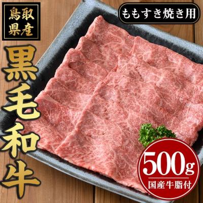 ふるさと納税 境港市 黒毛和牛ももすき焼き用(500g)