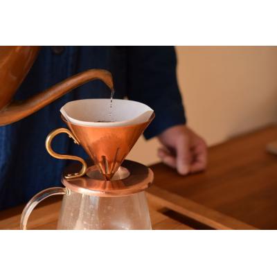 ふるさと納税 由仁町 銅製 コーヒードリッパー (円錐型・simple)[EE04]