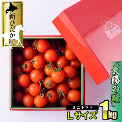 ふるさと納税 新ひだか町 &lt;6月より順次発送&gt;北海道産ミニトマト太陽の瞳 Lサイズ 1kg&lt;先行受付&gt;