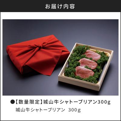 【新品 30%off 送料無料】 ふるさと納税 鹿児島市 SHIROYAMA HOTEL kagoshima 【数量限定】城山牛シャトーブリアン300g 【9591504588】(34960円)
