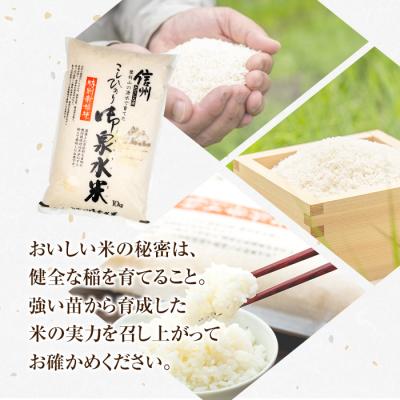 「人气商品」 ふるさと納税 立科町 【定期便6回(奇数月)発送】信州たてしな産 御泉水米こしひかり特別栽培米10kg (10kg×1袋) 【QGW8131925573】(29640円)