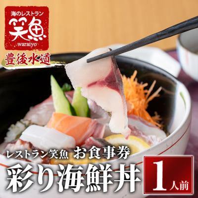 ふるさと納税 佐伯市 彩り海鮮丼 お食事券(1人前)