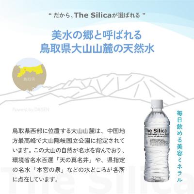 ふるさと納税 米子市 【定期便3回】The Silica 軟水シリカウォーター500ml 24本×2箱×3回 計144本_3