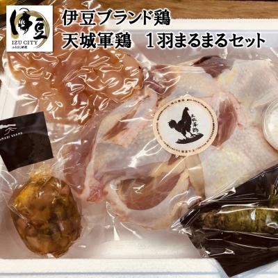 ふるさと納税 伊豆市 天城軍鶏一羽まるまるセット