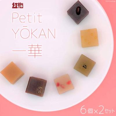 ふるさと納税 気仙沼市 プチ羊羹一華 6個×2セット 紅梅 宮城県 気仙沼市 20563944