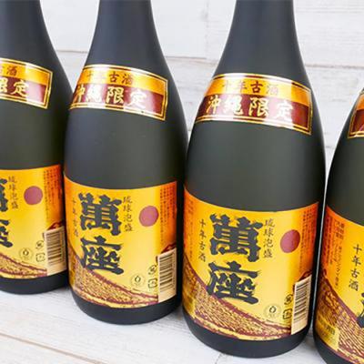 ふるさと納税 恩納村 「琉球泡盛萬座」10年古酒40度720ml&lt;6本セット&gt;