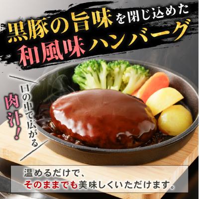 ふるさと納税 鹿児島市 鹿児島黒豚ハンバーグ 12個入り　K091-011｜y-sf｜03