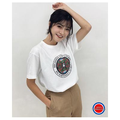 ふるさと納税 東根市 東根市 マンホールTシャツ(白)