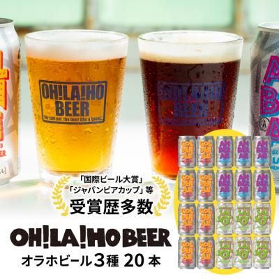 ふるさと納税 東御市 [クラフトビール]3種飲み比べ20本セット(ゴールデンエール、アンバーエール、ヌーベルセゾン)