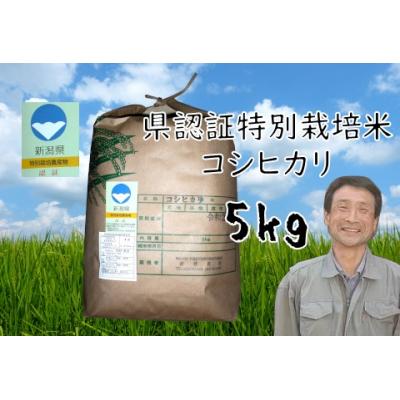 ふるさと納税 阿賀野市 [令和7年産新米][3か月定期便]新潟県認証 特別栽培米 コシヒカリ 5kg×3回