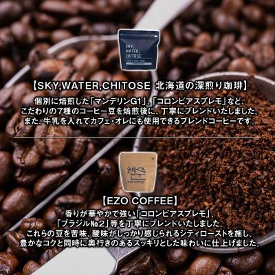 ふるさと納税 千歳市 【定期便 12カ月】千歳の珈琲 飲み比べセット 合計600gの画像