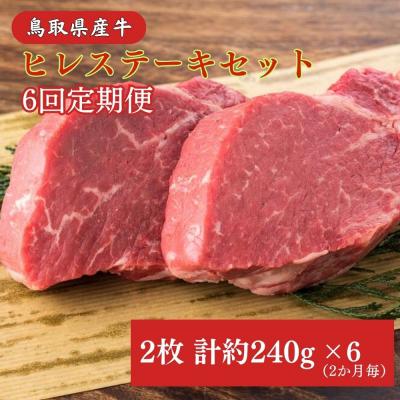 ふるさと納税 倉吉市 鳥取県産牛 ヒレステーキ6回定期便&lt;奇数月&gt;