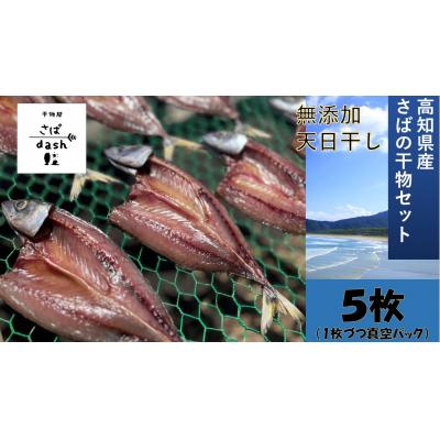 ふるさと納税 土佐清水市 土佐清水発!さばの干物セット 5枚 個別包装 国産 高知 鮮魚 冷凍 真空 季節限定[R00875]