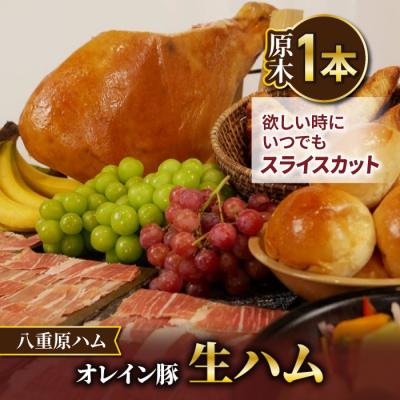 ふるさと納税 東御市 [信州オレイン豚]生ハム「原木1本 サブスク」18ヶ月〜24ヶ月熟成( 八重原ハム)
