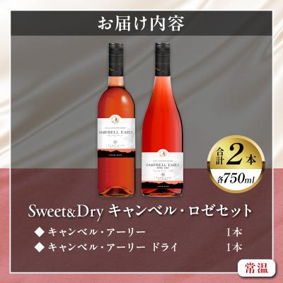 ふるさと納税 都農町 Sweet&Dry キャンベル・ロゼ2本セット 酒 飲料