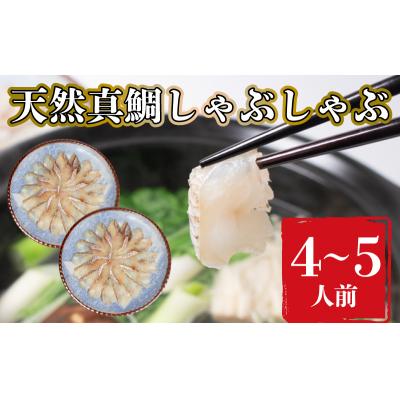 ふるさと納税 下関市 鯛 しゃぶしゃぶ 200g セット 煮あなご付き