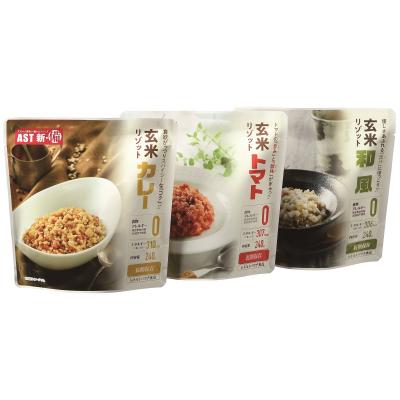 ふるさと納税 焼津市 新備玄米リゾット(3種セット)非常食 防災食 備蓄食 保存食 調理 不要 5年保存(a43-006)_1