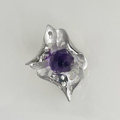ふるさと納税 甲府市 紫水晶ネックレス　ペンダント　ブローチ　FN1　K05107-Hの画像