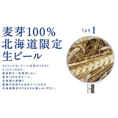 ふるさと納税 恵庭市 『定期便:全10回 』サッポロクラシック350ml×24本×2箱【北海道限定】【300102】｜y-sf｜03