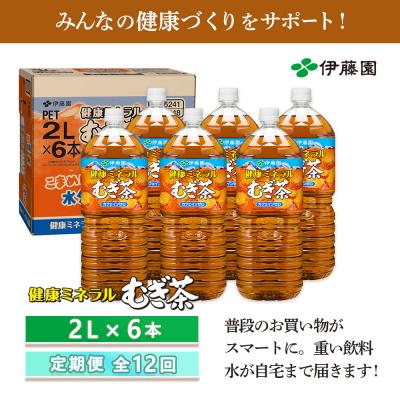 ふるさと納税 恵庭市 『定期便:全12回』健康ミネラルむぎ茶2L×6本【500015】_3