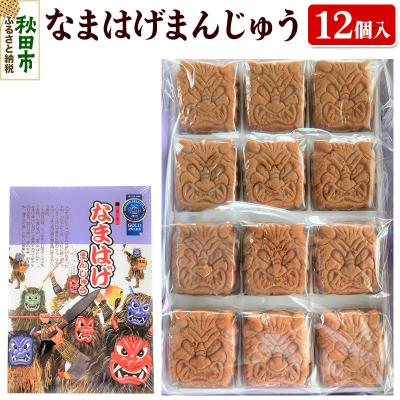 ふるさと納税 秋田市 なまはげまんじゅう 12個入り×1箱|15_ash-020101