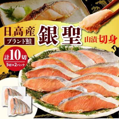 ふるさと納税 えりも町 えりも[マルデン特製]北海道日高産銀聖鮭の山漬(100g×10切)[er002-010]