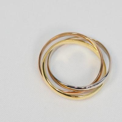 ふるさと納税 甲府市 トリニティリング 9613【Pt900/K18YG/K18PG