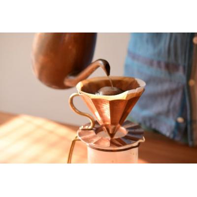ふるさと納税 由仁町 銅製 コーヒードリッパー (円錐型・elegant)[EE10]