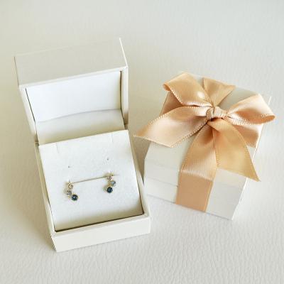 ふるさと納税 甲府市 【ジュエリー】K18 イエローゴールド 3種類 ブルートパーズ ピアス 保証書付 SIA-2744の画像