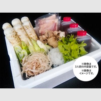 ふるさと納税 秋田市 【あきた味めぐり 御廚光琳】比内地鶏きりたんぽ鍋セット【3人前】|15_mkr-050301_2