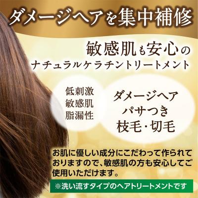 ふるさと納税 板倉町 すっぴん艶髪 ナチュラルケラチントリートメント(3本セット)|13_log-030301_2