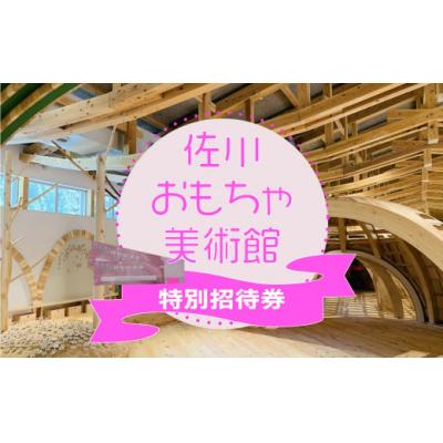 ふるさと納税 佐川町 佐川おもちゃ美術館 (大人・こども共通) 特別招待券 2枚 (1枚につき1名入館可能) 2名分